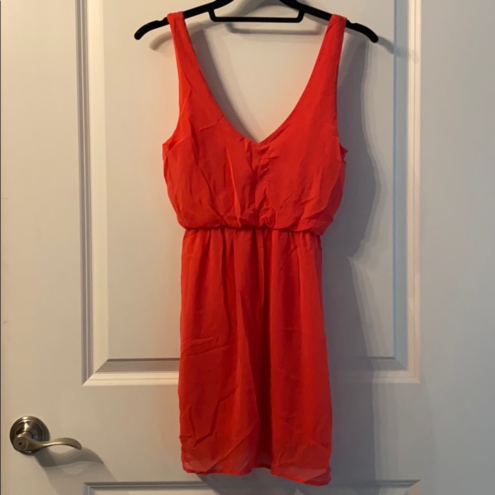 Pins and Needles XS Coral Tulip Dress